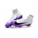 2017 Nouveau Chaussures de Football Mercurial Superfly V FG Noir Blanc Violet