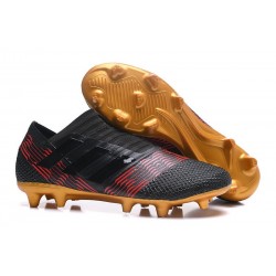 Chaussures Pour Hommes -Nouveau adidas Nemeziz 17+ 360 Agility FG Noir Or Rouge