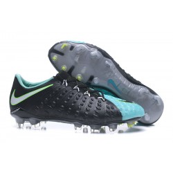 Chaussures de Football pour Hommes Nike Hypervenom Phantom III FG Noir Bleu