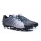 Chaussures de Football pour Hommes Nike Hypervenom Phantom III FG Gris Noir