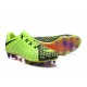 Chaussures de Football pour Hommes Nike Hypervenom Phantom III FG Noir Vert Orange