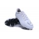 Chaussures de Football pour Hommes Nike Hypervenom Phantom III FG Blanc Noir