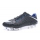 Chaussures de Football pour Hommes Nike Hypervenom Phantom III FG Noir Blanc Bleu