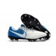 Nike Tiempo Legend VII FG - Chaussures Nike 2017 Blanc Bleu