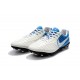 Nike Tiempo Legend VII FG - Chaussures Nike 2017 Blanc Bleu