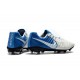 Nike Tiempo Legend VII FG - Chaussures Nike 2017 Blanc Bleu