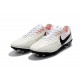 Nike Tiempo Legend VII FG - Chaussures Nike 2017 Blanc Noir