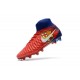 Nouvelles Crampons foot Nike Magista Obra II FG Barcelona Rouge Bleu