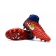 Nouvelles Crampons foot Nike Magista Obra II FG Barcelona Rouge Bleu