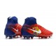 Nouvelles Crampons foot Nike Magista Obra II FG Barcelona Rouge Bleu