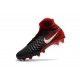 2017 Crampons Foot Nike Magista Obra 2 FG Noir Blanc Hyper Crimson Clair Crimson