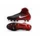 2017 Crampons Foot Nike Magista Obra 2 FG Noir Blanc Hyper Crimson Clair Crimson