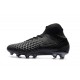 Nouvelles Crampons foot Nike Magista Obra II FG Tout Noir