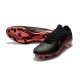 Nouveau Chaussures de football - Nike Mercurial Vapor Flyknit Ultra FG Noir Rouge