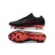 Nouveau Chaussures de football - Nike Mercurial Vapor Flyknit Ultra FG Noir Rouge