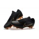 Nouveau Chaussures de football - Nike Mercurial Vapor Flyknit Ultra FG Or Noir