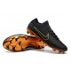 Nouveau Chaussures de football - Nike Mercurial Vapor Flyknit Ultra FG Or Noir