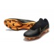 Nouveau Chaussures de football - Nike Mercurial Vapor Flyknit Ultra FG Or Noir