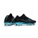 Nouveau Chaussures de football - Nike Mercurial Vapor Flyknit Ultra FG Noir Bleu