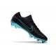 Nouveau Chaussures de football - Nike Mercurial Vapor Flyknit Ultra FG Noir Bleu