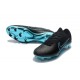 Nouveau Chaussures de football - Nike Mercurial Vapor Flyknit Ultra FG Noir Bleu