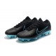 Nouveau Chaussures de football - Nike Mercurial Vapor Flyknit Ultra FG Noir Bleu