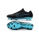 Nouveau Chaussures de football - Nike Mercurial Vapor Flyknit Ultra FG Noir Bleu