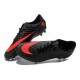 2014/2015 Chaussure de Football Nike Hypervenom Phantom FG Noir Rouge