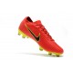Nouveau Chaussures de football - Nike Mercurial Vapor Flyknit Ultra FG Rouge Jaune Noir