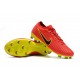 Nouveau Chaussures de football - Nike Mercurial Vapor Flyknit Ultra FG Rouge Jaune Noir