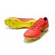 Nouveau Chaussures de football - Nike Mercurial Vapor Flyknit Ultra FG Rouge Jaune Noir