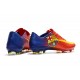 Nouvelles Nike Mercurial Vapor 11 FG Crampons de Football pour Hommes Barcelona Rouge Bleu Jaune