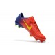 Nouvelles Nike Mercurial Vapor 11 FG Crampons de Football pour Hommes Barcelona Rouge Bleu Jaune