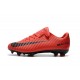 Nouvelles Nike Mercurial Vapor 11 FG Crampons de Football pour Hommes Rouge Noir