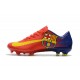 Nouvelles Nike Mercurial Vapor 11 FG Crampons de Football pour Hommes Barcelona Rouge Bleu Jaune