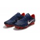 Nike Mercurial Vapor XI FG Chaussures De Foot 2017 Bleu Rouge