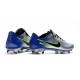 Nike Mercurial Vapor XI FG Chaussures De Foot 2017 Argent Bleu