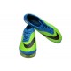 Nouvelle Chaussure Homme Nike Hypervenom Phantom FG Bleu Vert Noir