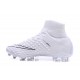 Nouvelles Crampons Foot - Chaussure Hypervenom Phantom III ACC DF FG Tout Blanc