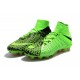 Nouvelles Crampons Foot - Chaussure Hypervenom Phantom III ACC DF EA FG Vert Noir Or