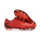 Chaussures de Football pour Hommes Nike Hypervenom Phantom III FG Rouge Noir