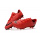 Chaussures de Football pour Hommes Nike Hypervenom Phantom III FG Rouge Noir