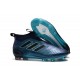 Nouveau Adidas ACE 17+ Purecontrol FG Chaussure de Foot Bleu Noir