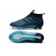 Nouveau Adidas ACE 17+ Purecontrol FG Chaussure de Foot Bleu Noir