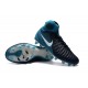 Nouvelles Crampons foot Nike Magista Obra II FG Blanc Bleu Noir 