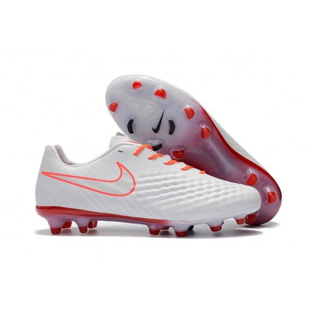 Chaussure De Football Nike Magista Opus II FG Pour Homme Blanc Orange