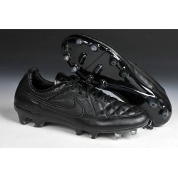 Nouvelle Chaussure de Football Nike Tiempo Legend V FG Noir