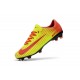 Nouvelles Nike Mercurial Vapor 11 FG Crampons de Football pour Hommes Rouge Jaune