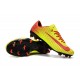 Nouvelles Nike Mercurial Vapor 11 FG Crampons de Football pour Hommes Rouge Jaune