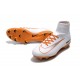 Chaussures de Foot Nike Mercurial Superfly V FG Blanc Or